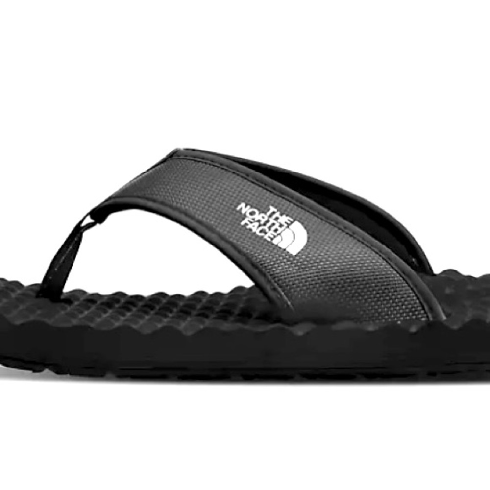 New TAGS THE NORTH FACE black flip flops men’s shoes size 7 women’s 8